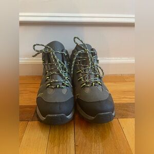 Deer Stags Gray and Black Hiking Boots